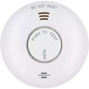 Brennenstuhl Connect Wi-Fi RM A 3020 pametni detektor dima s upravljanjem putem aplikacije, na baterije, 120 mm x 36 mm, bijeli