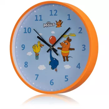 DieMaus zidni sat za djecu miš, slon i patka