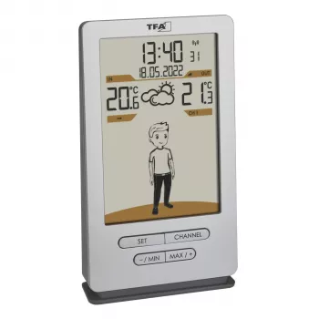 TFA WEATHER JACK 35.1166.54 radio-vremenska stanica s prognozom za 12-24 sata