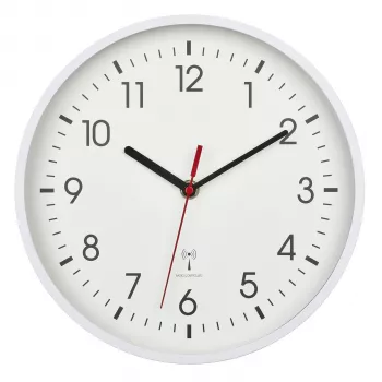 TFA Dostmann 60.3550.02 radio zidni sat 24,5 cm x 4,2 cm bijeli