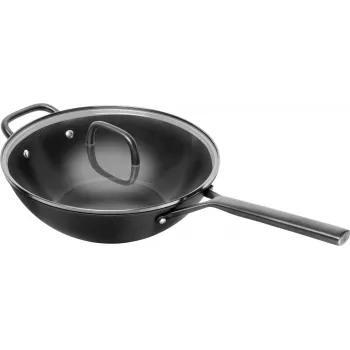 ZWILLING Milano wok sa staklenim poklopcem 30 cm, crni