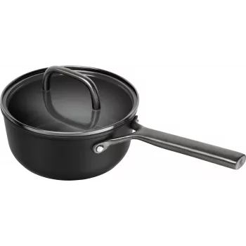 ZWILLING Milano lonac s ručkom i staklenim poklopcem 18 cm, crni (1035051)