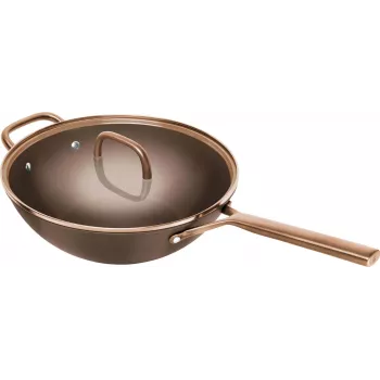 ZWILLING Milano wok s poklopcem od stakla 30 cm, smeđi