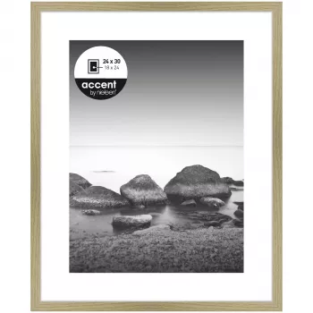 NIELSEN DESIGN Aura hrastov okvir za sliku 24x30 cm s bijelim paspartuom