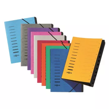 Pagna 40059-34 Ordnungsmappe 12-Compartment Organiser, A4, Dark Pink
