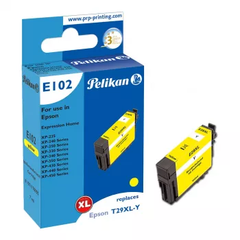 Pelikan E102 kompatibilna tintna patrona žuta visokog kapaciteta (XL) za Epson XP-450 XP-440 XP-430 XP-350 XP-340 XP-330 XP-250 XP-240 XP-235 1 komad