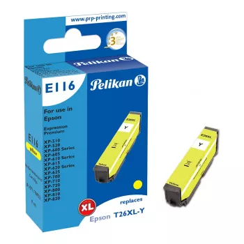 Pelikan E116 kompatibilna tintna patrona žuta High Yield XL za Epson 26XL