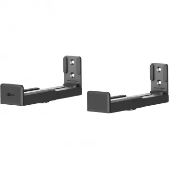 Goobay Basic univerzalni zidni nosač za soundbar, crni, nosivost 15 kg