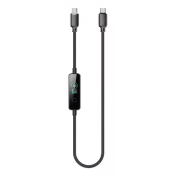 4smarts ScreenCord 240W USB-C na USB-C kabel 1,2m crni