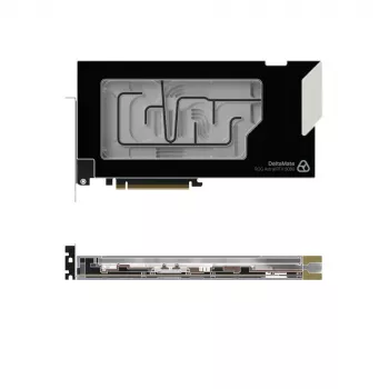 Thermal Grizzly DeltaMate 5080 Astral GPU vodeni blok, ARGB, s backplate - akril, crni
