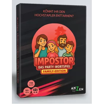 ANZEN IMPOSTOR - društvena igra riječima - Family Edition