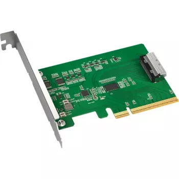 ICY DOCK EXLink MB409A5 MCIO 8i (SFF-TA-1016) na PCIe 5.0 x8 adapter s Redriver