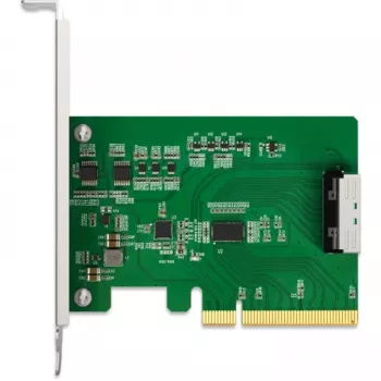 ICY DOCK EXLink MB409A5 MCIO 8i (SFF-TA-1016) na PCIe 5.0 x8 adapter s Redriver