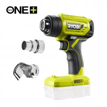 RYOBI One+ 18V akumulatorska toplinska pištolj R18HG-0 (uređaj bez baterije) - 250°C/460°C, 170 L/min