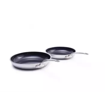 GreenPan Barcelona Pro set tava za prženje 2 kom 24+28 cm crni
