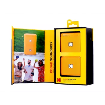 Kodak SoundBrix bežični zvučnik na slaganje (Overload Orange), 2 komada