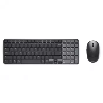 Dell Pro 7 punjivi kompaktni set tipkovnice i miša - KM746 - crni - njemački raspored