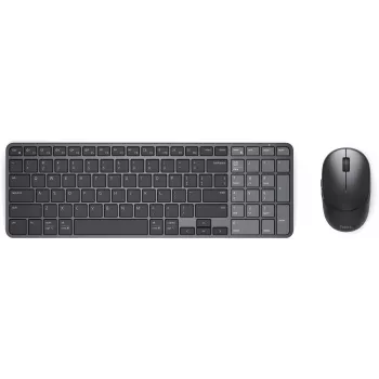 Dell Pro 7 punjivi kompaktni set tipkovnice i miša - KM746 - crni - njemački raspored