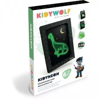 KIDYWOLF osvijetljeni set zidnih ukrasa 3-dijelni dino