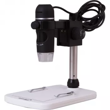 Levenhuk DTX 90 digitalni mikroskop - crni - 10x-300x - 3 inch LCD - 2MP - LED - USB