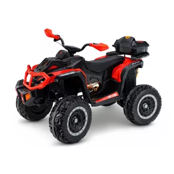 Lean Toys XW-08 4x4 45W akumulatorski quad za jahanje, crveni