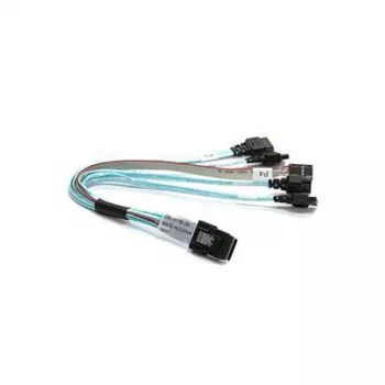 Supermicro CBL-0118L-02 Mini-SAS na SATA breakout kabel, 4-Lane, 23 cm