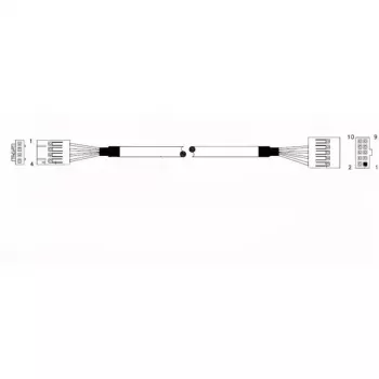 Supermicro CBL-0341L interni USB 2.0 kabel - 70 cm - matična ploča 10-pin na 2x USB-A utičnica