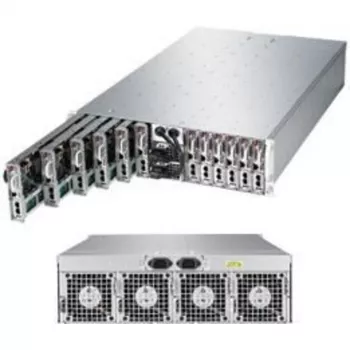 Supermicro SuperServer 5038ML-H12TRF 12-Node 3U rackmount server barebone crni