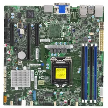 Supermicro X11SSZ-QF Micro-ATX matična ploča, LGA 1151, Intel C236, DDR4, dual Gigabit LAN, IPMI, integrirana grafika, HD audio