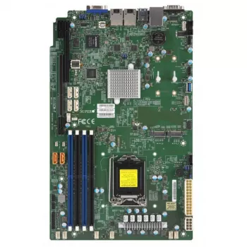 Supermicro X11SCW-F matična ploča LGA1151 podnožje C246 čipset Micro-ATX DDR4 128GB 2x Gigabit LAN IPMI Retail pakiranje