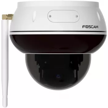Foscam D8T-W bijela 4K 8MP vanjska Wi-Fi 6 PTZ dome IP sigurnosna kamera s AI prepoznavanjem, IK10 otpornost na vandalizam, IP66 zaštita od vremenskih uvjeta