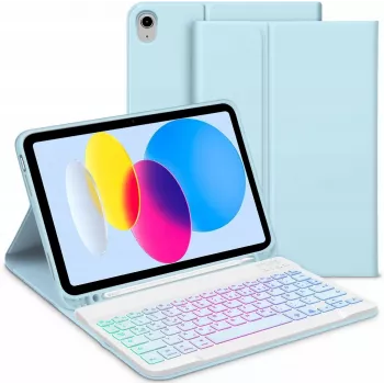 Inateck Keyboard Ace Touch iPad 11/10.9 QWERTZ RGB bijeli
