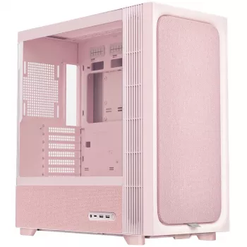 TRYX FLOVA F50 Midi-Tower, ATX, kaljeno staklo - ružičasta