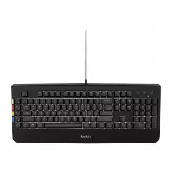 Belkin 2-4-8 Port Secure KVM USB tipkovnica s osvjetljenjem DE QWERTZ