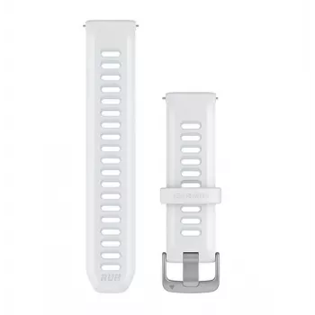 Garmin QuickFit 20mm silikonski remen Stone White / Clear Blue (010-11251-B7)
