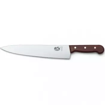 Victorinox Wood kuhinjski nož 22 cm, oštrica od nehrđajućeg čelika, drvena drška, smeđi (5.2000.22G)