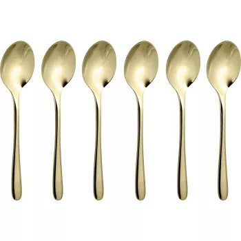 Sambonet Taste PVD set od 6 žličica za espresso zlatni