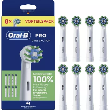 Braun Oral-B Pro CrossAction zamjenske glave četkice 8 komada 994040