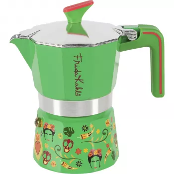 Pedrini 3TZ Frida Kahlo espresso kuhalo za štednjak, zeleno (02CF157)