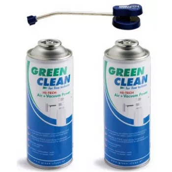 Green Clean GS-2051 čistač komprimiranim zrakom za čišćenje uređaja - teško dostupna mjesta - 400 ml - plavo, zeleno, bijelo - 135 mm - 200 mm