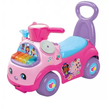 Fisher-Price Musical Parade vozilo za sjedenje, ružičasto