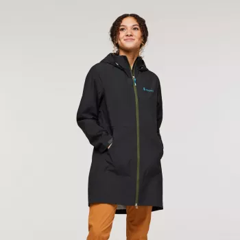 Cotopaxi Cielo Rain ženski kišni ogrtač, All Black, veličina S
