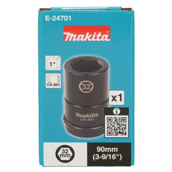 Makita E-24701 udarna nasadna glava 1 inch, 32 mm, 90 mm dugačka