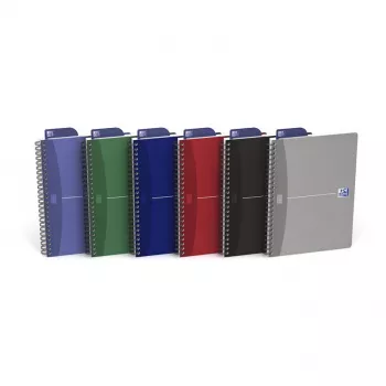 Oxford Office Essentials bilježnica A5 linije 96 stranica narančastog mat ovitka 90 g/m²