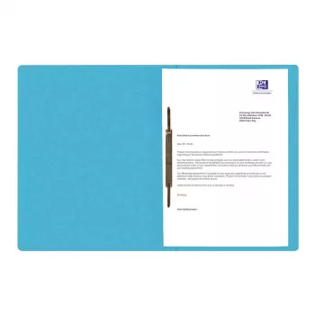 Oxford TOP FILE+ mapa za spise A4 karton 390 g/m² aqua metalna kopča