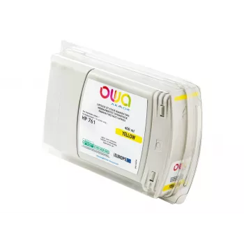 Armor OWA - 400 ml - žuta - kompatibilna - obnovljena - tintna patrona (alternativa za: HP 761)