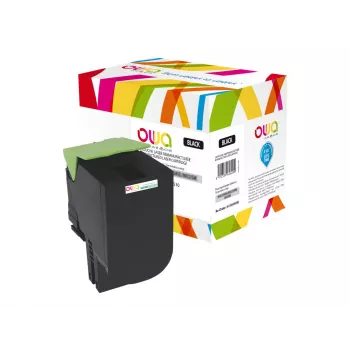 Armor OWA - crna - kompatibilna - obnovljena - toner kartuša (alternativa Lexmark 80C2SK0)