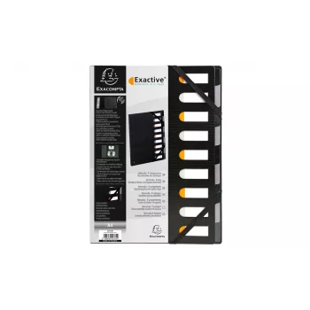 Exacompta 55334E Forever dokument torba A4 polipropilen crna 320x240 mm