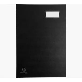 Exacompta 57021E registrator s polugom A4 karton crni 80 mm hrbat