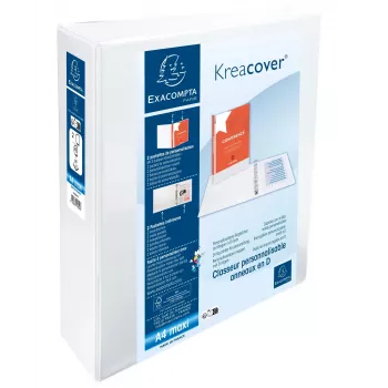 Exacompta prezentacijski registrator A4 Maxi bijeli 2 D-prsten 8700232